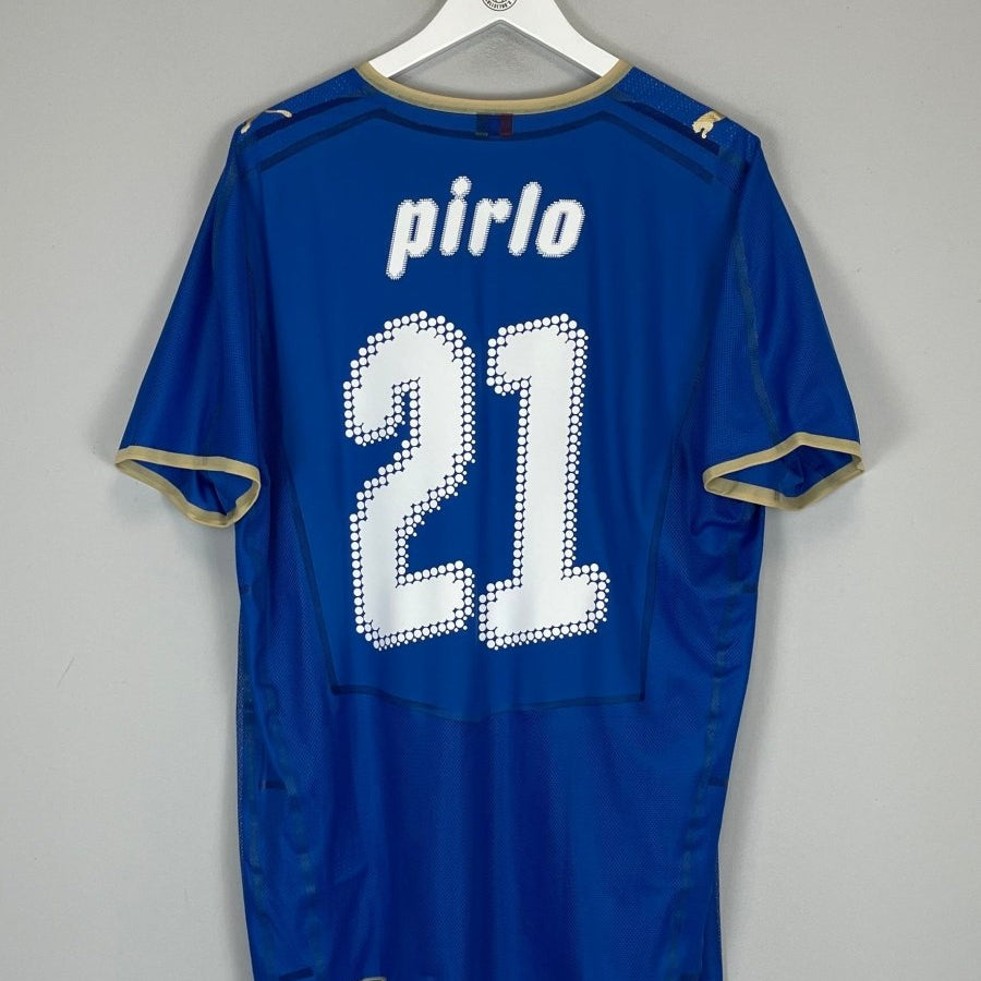 2007/08 ITALY PIRLO 21 HOME SHIRT (XXL) PUMA - Cult Kits - XXL - Buy Vintage Football Shirts, Authentic Retro Football Shirts For Sale, Classic Football Shirts & Soccer Jersey