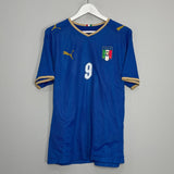Shop 2007/08 ITALY TONI #9 HOME SHIRT (L) PUMA, classic football shirts, vintage football shirts & retro soccer jerseys at Cult Kits