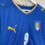 Shop 2007/08 ITALY TONI #9 HOME SHIRT (L) PUMA, classic football shirts, vintage football shirts & retro soccer jerseys at Cult Kits