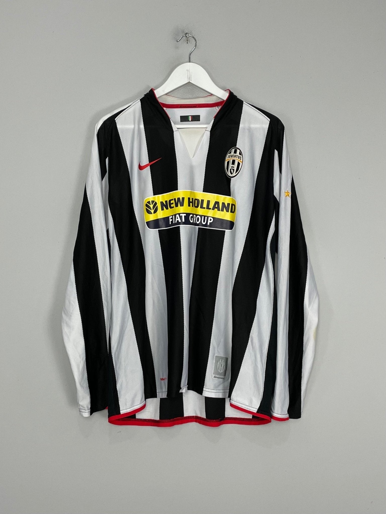 Shop 2007/08 JUVENTUS DEL PIERO #10 L/S HOME SHIRT (XL) NIKE, classic football shirts, vintage football shirts & retro soccer jerseys at Cult Kits