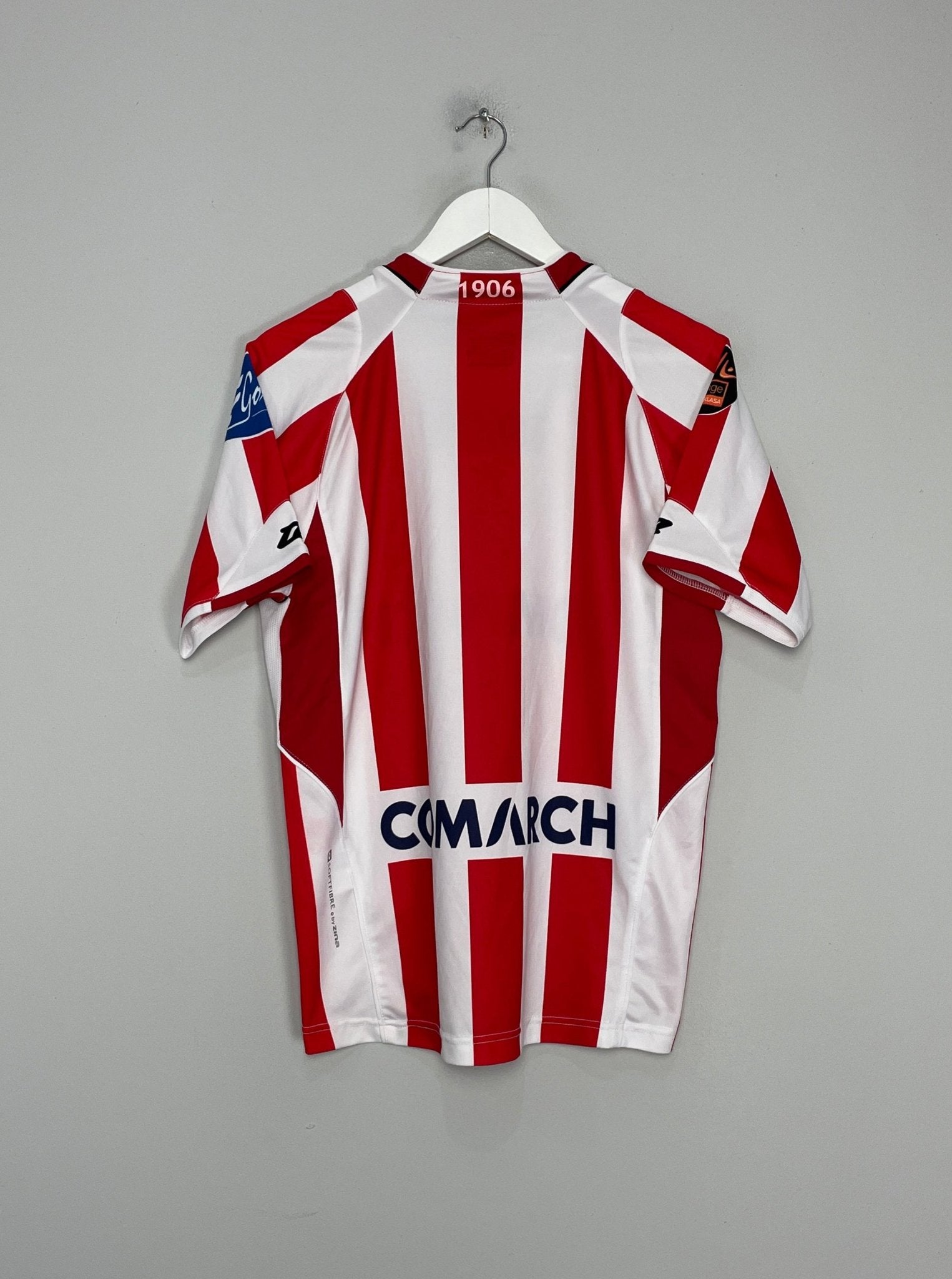 Shop 2007/08 KS CRACOVIA HOME SHIRT (M) ZINA, classic football shirts, vintage football shirts & retro soccer jerseys at Cult Kits