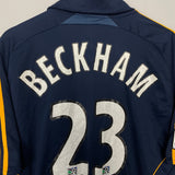 Shop 2007/08 LA GALAXY BECKHAM #23 AWAY SHIRT (L) ADIDAS, classic football shirts, vintage football shirts & retro soccer jerseys at Cult Kits