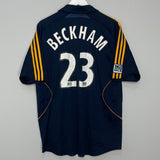 Shop 2007/08 LA GALAXY BECKHAM #23 AWAY SHIRT (L) ADIDAS, classic football shirts, vintage football shirts & retro soccer jerseys at Cult Kits