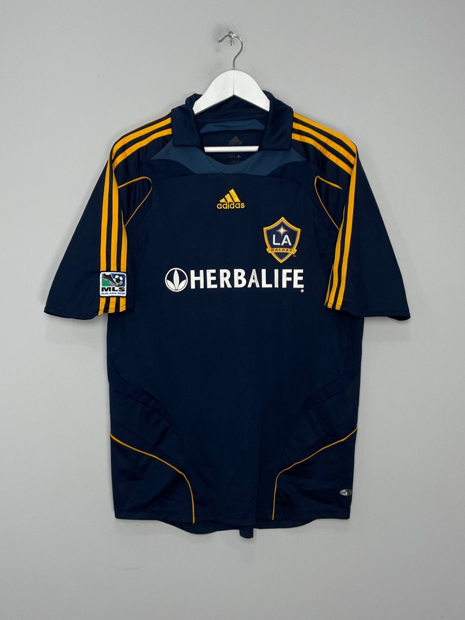 Shop 2007/08 LA GALAXY BECKHAM #23 AWAY SHIRT (L) ADIDAS, classic football shirts, vintage football shirts & retro soccer jerseys at Cult Kits
