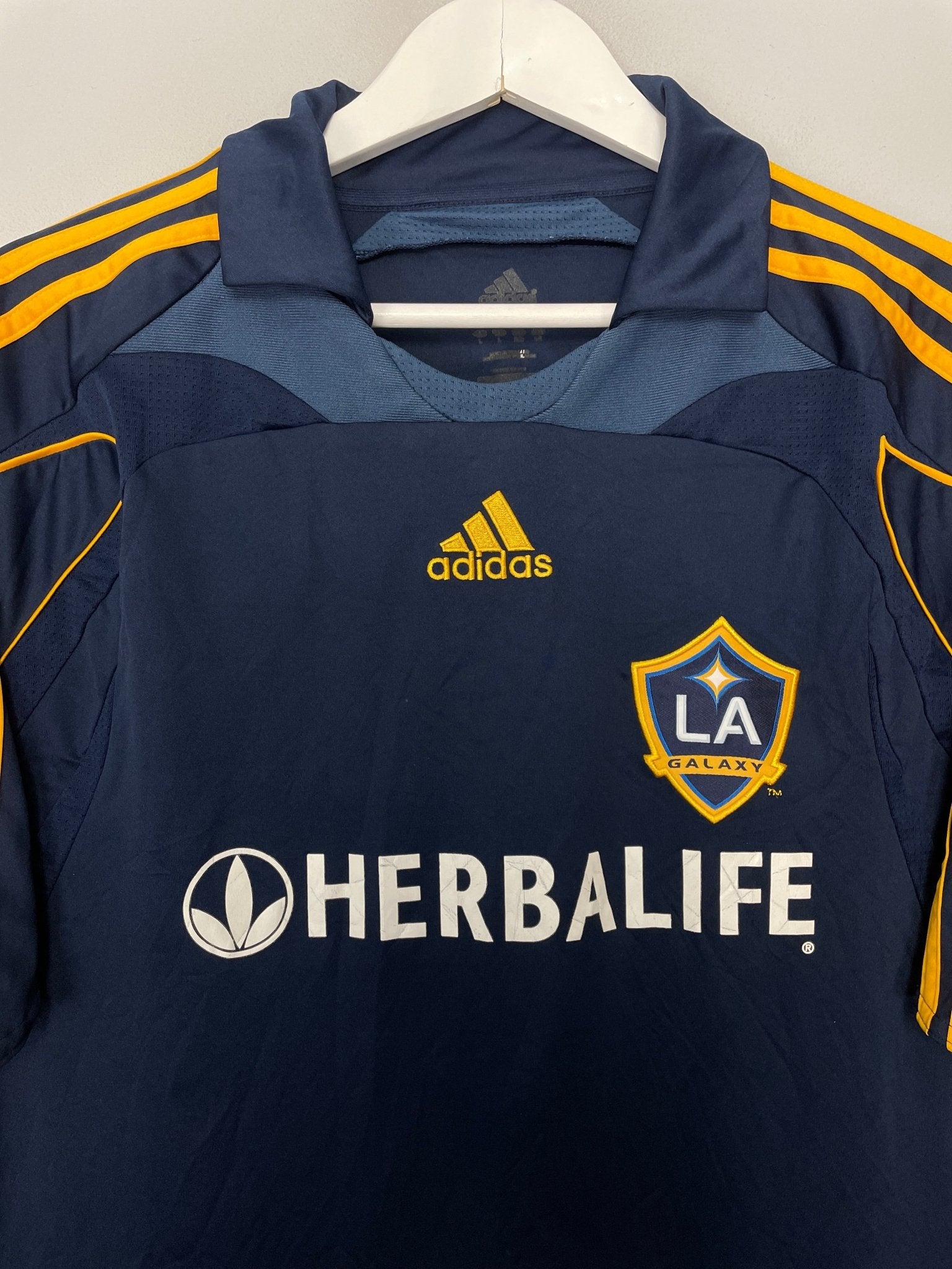 Shop 2007/08 LA GALAXY BECKHAM #23 AWAY SHIRT (L) ADIDAS, classic football shirts, vintage football shirts & retro soccer jerseys at Cult Kits