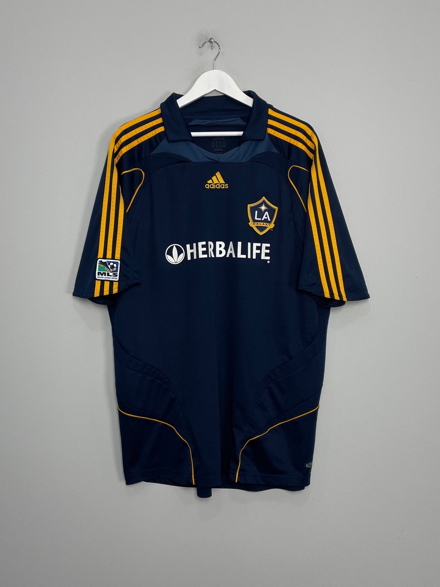 Shop 2007/08 LA GALAXY BECKHAM #23 AWAY SHIRT (XXL) ADIDAS, classic football shirts, vintage football shirts & retro soccer jerseys at Cult Kits