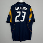 Shop 2007/08 LA GALAXY BECKHAM #23 AWAY SHIRT (XXL) ADIDAS, classic football shirts, vintage football shirts & retro soccer jerseys at Cult Kits