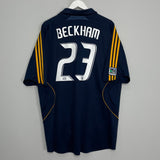 Shop 2007/08 LA GALAXY BECKHAM #23 AWAY SHIRT (XXL) ADIDAS, classic football shirts, vintage football shirts & retro soccer jerseys at Cult Kits