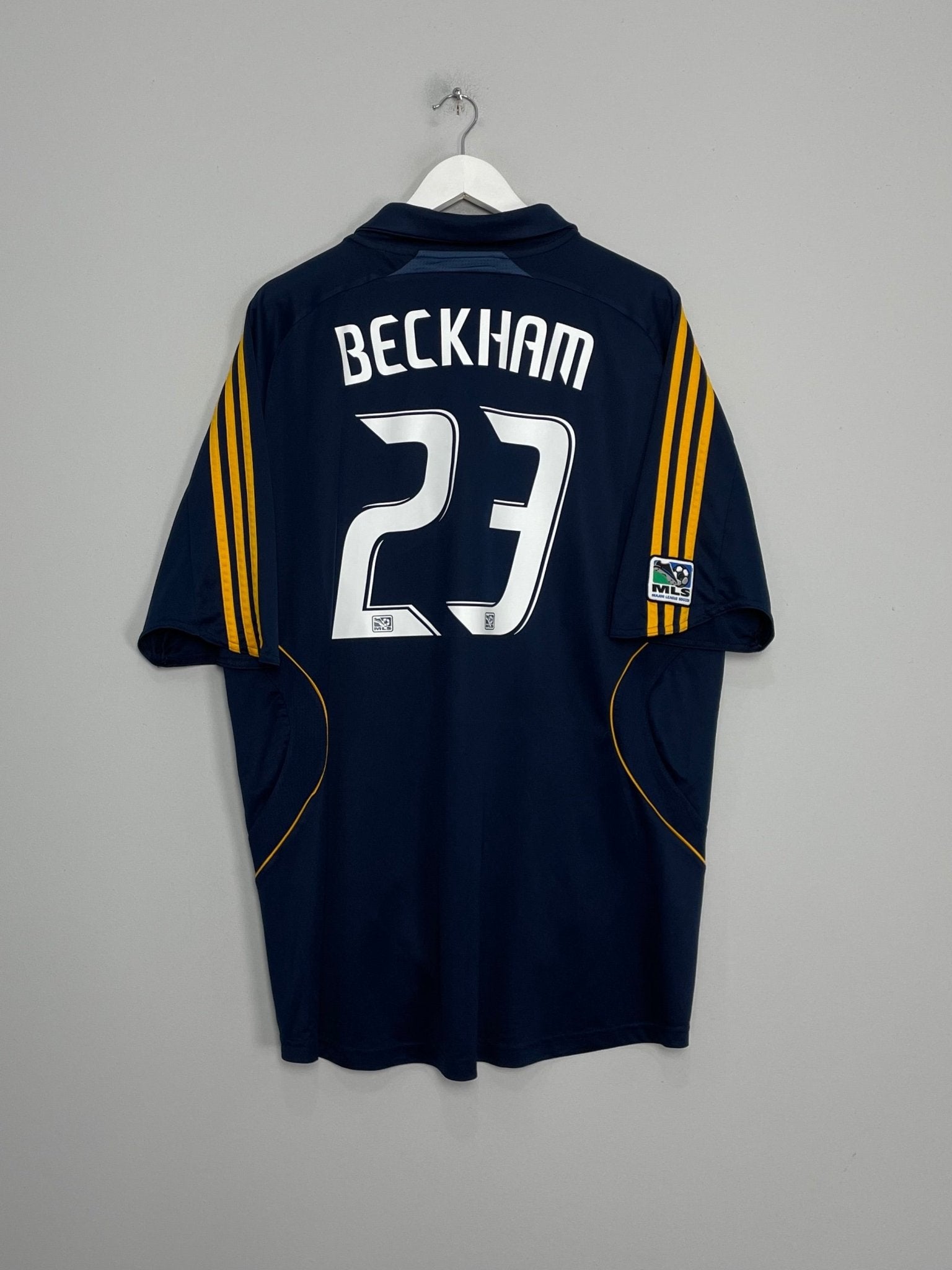 Shop 2007/08 LA GALAXY BECKHAM #23 AWAY SHIRT (XXL) ADIDAS, classic football shirts, vintage football shirts & retro soccer jerseys at Cult Kits