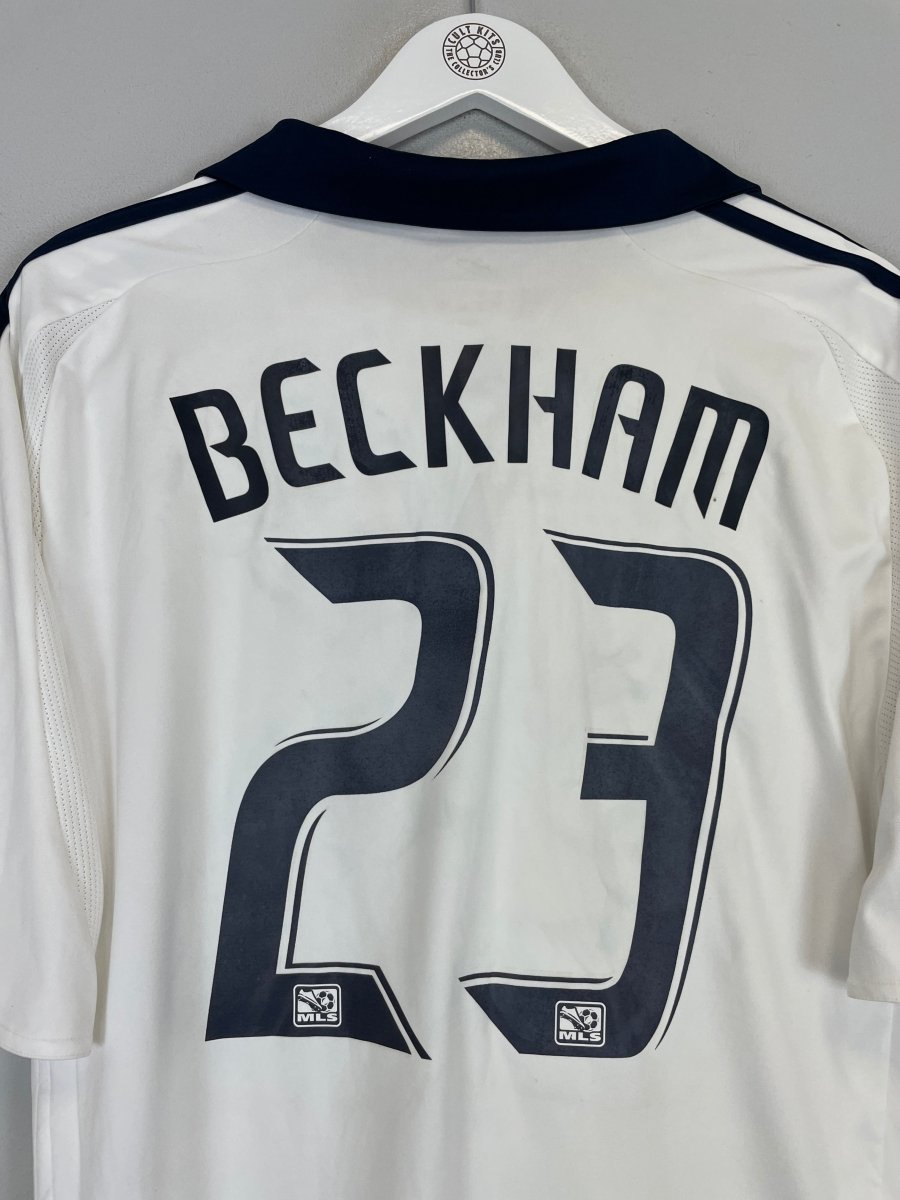 2007/08 LA GALAXY BECKHAM 23 HOME SHIRT (L) ADIDAS - Cult Kits - Large - Buy Vintage Football Shirts, Authentic Retro Football Shirts For Sale, Classic Football Shirts & Soccer Jersey