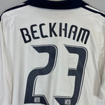 2007/08 LA GALAXY BECKHAM 23 HOME SHIRT (L) ADIDAS - Cult Kits - Large - Buy Vintage Football Shirts, Authentic Retro Football Shirts For Sale, Classic Football Shirts & Soccer Jersey