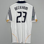 Shop 2007/08 LA GALAXY BECKHAM #23 HOME SHIRT (M) ADIDAS, classic football shirts, vintage football shirts & retro soccer jerseys at Cult Kits