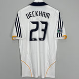 Shop 2007/08 LA GALAXY BECKHAM #23 HOME SHIRT (M) ADIDAS, classic football shirts, vintage football shirts & retro soccer jerseys at Cult Kits