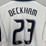 Shop 2007/08 LA GALAXY BECKHAM #23 HOME SHIRT (M) ADIDAS, classic football shirts, vintage football shirts & retro soccer jerseys at Cult Kits