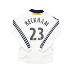 Buy 2007/08 LA Galaxy Beckham 23 L/S Home Shirt (M) Adidas ~ Free worldwide shipping ~ Authentic Vintage Football Shirts from Cult Kits