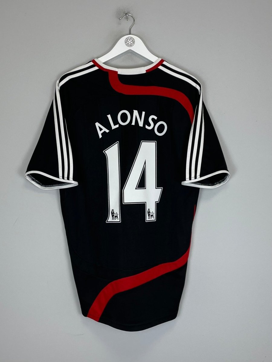 2007/08 LIVERPOOL ALONSO 14 THIRD SHIRT (L) ADIDAS - Cult Kits - Large - Buy Vintage Football Shirts, Authentic Retro Football Shirts For Sale, Classic Football Shirts & Soccer Jersey