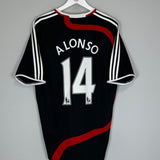 2007/08 LIVERPOOL ALONSO 14 THIRD SHIRT (L) ADIDAS - Cult Kits - Large - Buy Vintage Football Shirts, Authentic Retro Football Shirts For Sale, Classic Football Shirts & Soccer Jersey
