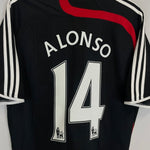 2007/08 LIVERPOOL ALONSO 14 THIRD SHIRT (L) ADIDAS - Cult Kits - Large - Buy Vintage Football Shirts, Authentic Retro Football Shirts For Sale, Classic Football Shirts & Soccer Jersey