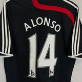 2007/08 LIVERPOOL ALONSO 14 THIRD SHIRT (L) ADIDAS - Cult Kits - Large - Buy Vintage Football Shirts, Authentic Retro Football Shirts For Sale, Classic Football Shirts & Soccer Jersey
