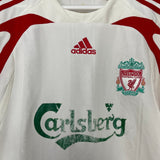 Shop 2007/08 LIVERPOOL AWAY SHIRT (M) ADIDAS, classic football shirts, vintage football shirts & retro soccer jerseys at Cult Kits