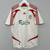 Shop 2007/08 LIVERPOOL AWAY SHIRT (M) ADIDAS, classic football shirts, vintage football shirts & retro soccer jerseys at Cult Kits