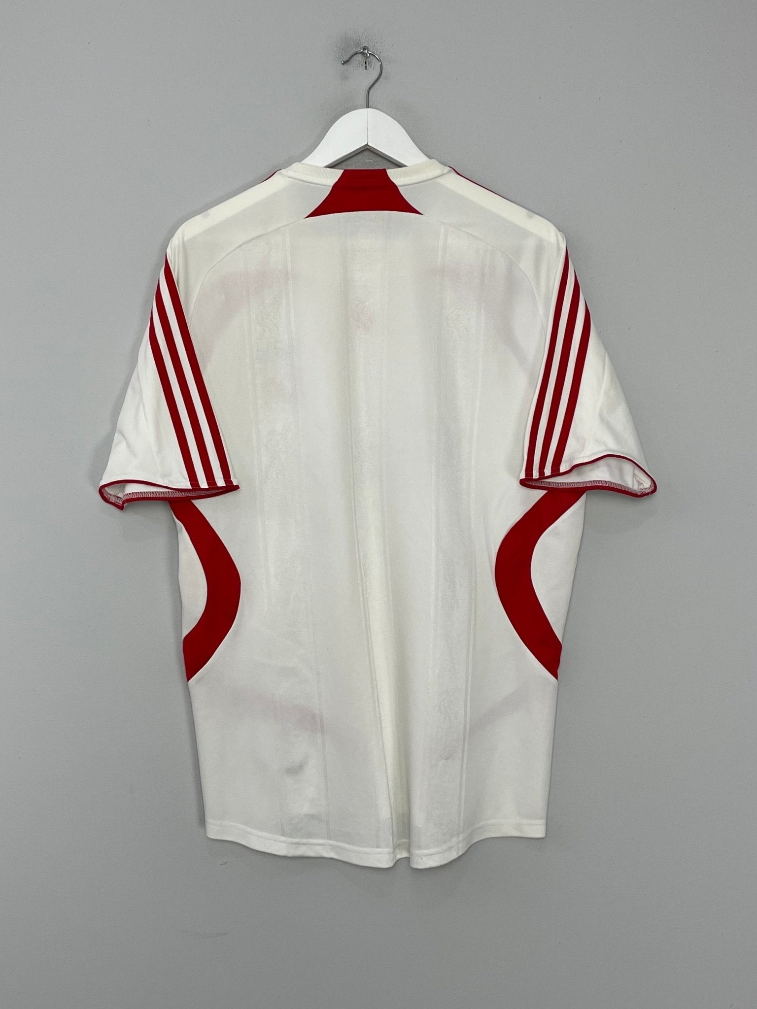 Shop 2007/08 LIVERPOOL AWAY SHIRT (M) ADIDAS, classic football shirts, vintage football shirts & retro soccer jerseys at Cult Kits