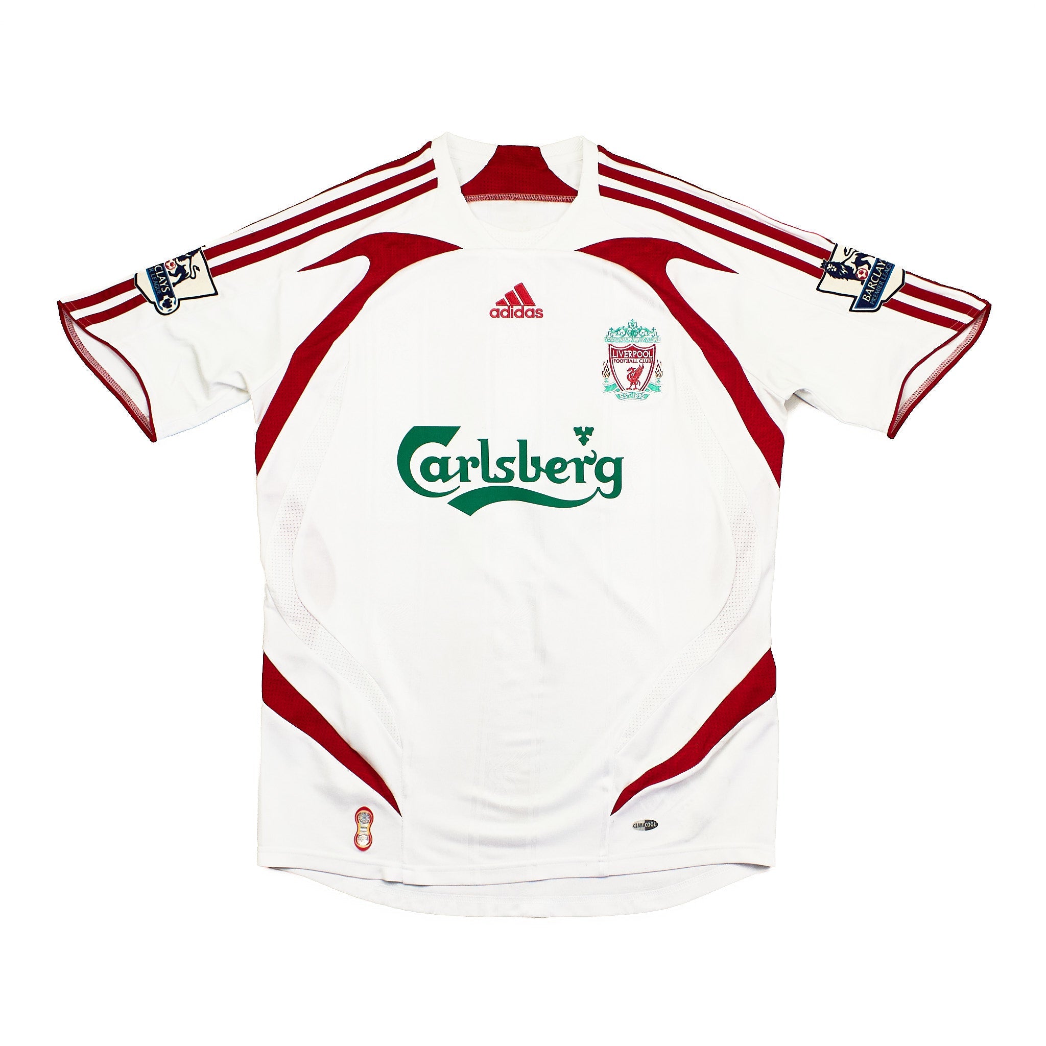 Buy 2007/08 Liverpool Gerrard 8 Away Shirt (M) Adidas ~ Free worldwide shipping ~ Authentic Vintage Football Shirts from Cult Kits