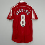 Shop 2007/08 LIVERPOOL GERRARD #8 HOME SHIRT (S) ADIDAS, classic football shirts, vintage football shirts & retro soccer jerseys at Cult Kits
