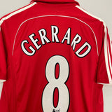 Shop 2007/08 LIVERPOOL GERRARD #8 HOME SHIRT (S) ADIDAS, classic football shirts, vintage football shirts & retro soccer jerseys at Cult Kits