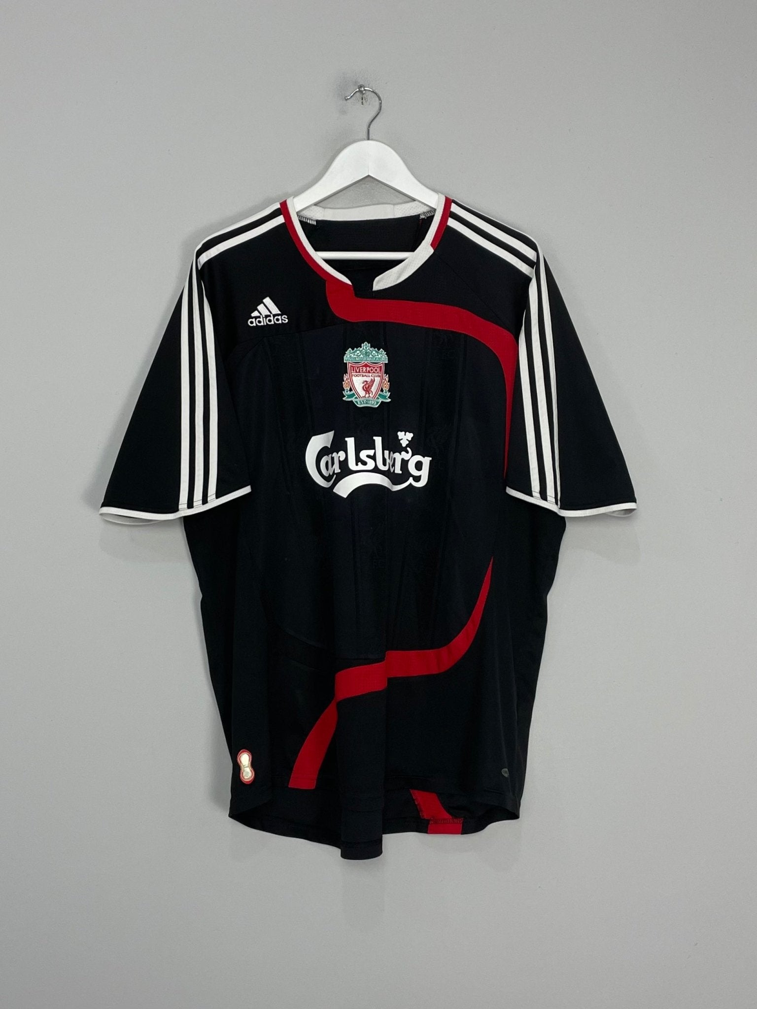 Shop 2007/08 LIVERPOOL THIRD SHIRT (XL) ADIDAS, classic football shirts, vintage football shirts & retro soccer jerseys at Cult Kits