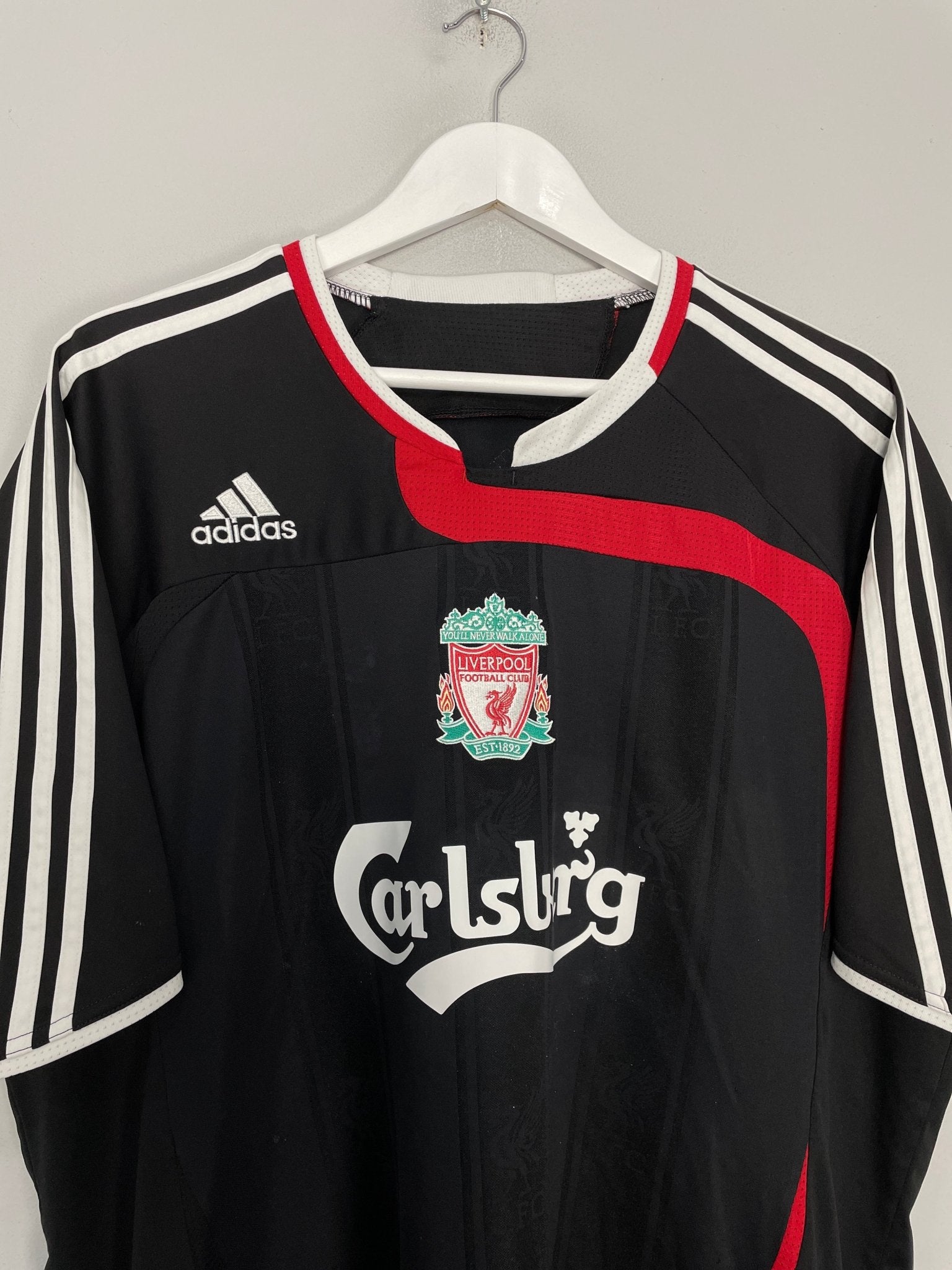 Shop 2007/08 LIVERPOOL THIRD SHIRT (XL) ADIDAS, classic football shirts, vintage football shirts & retro soccer jerseys at Cult Kits