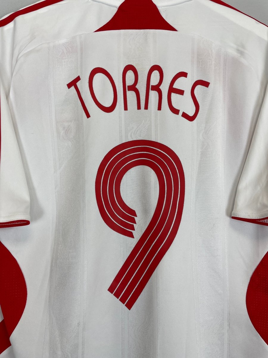 2007/08 LIVERPOOL TORRES 9 AWAY SHIRT (M) ADIDAS - Cult Kits - Medium - Buy Vintage Football Shirts, Authentic Retro Football Shirts For Sale, Classic Football Shirts & Soccer Jersey
