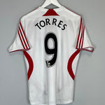 Shop 2007/08 LIVERPOOL TORRES #9 AWAY SHIRT (S) ADIDAS, classic football shirts, vintage football shirts & retro soccer jerseys at Cult Kits