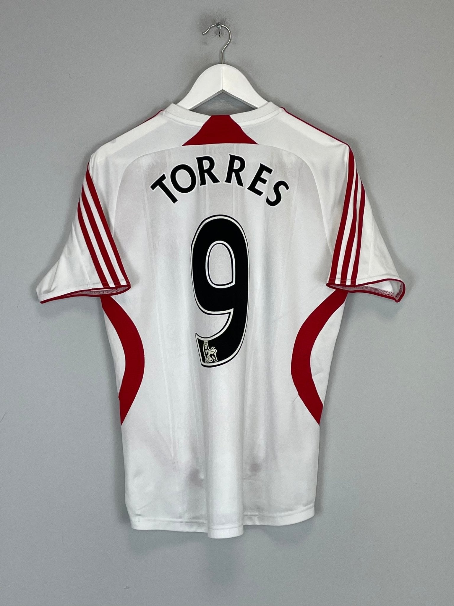 Shop 2007/08 LIVERPOOL TORRES #9 AWAY SHIRT (S) ADIDAS, classic football shirts, vintage football shirts & retro soccer jerseys at Cult Kits