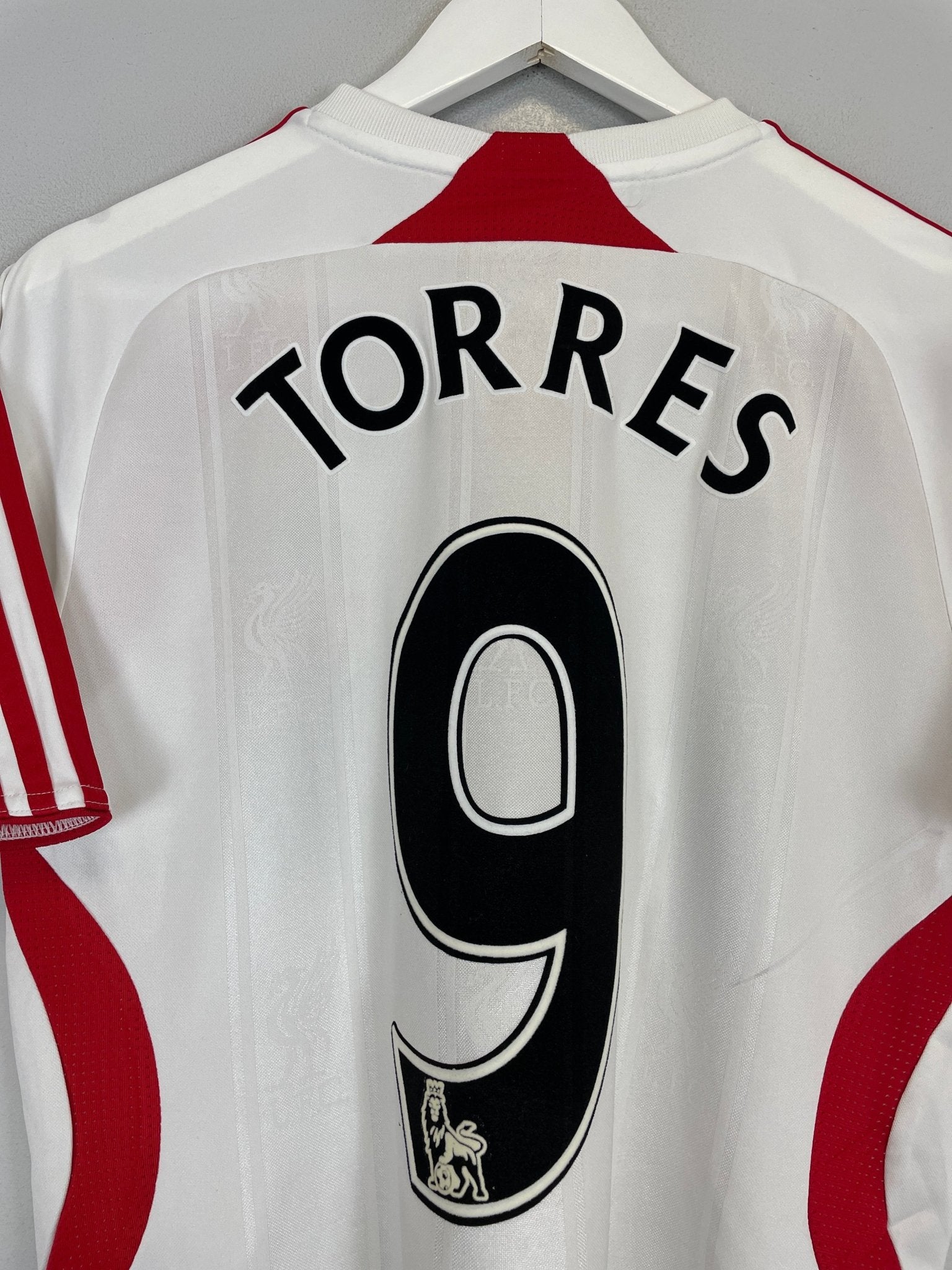 Shop 2007/08 LIVERPOOL TORRES #9 AWAY SHIRT (S) ADIDAS, classic football shirts, vintage football shirts & retro soccer jerseys at Cult Kits