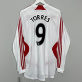 Shop 2007/08 LIVERPOOL TORRES #9 *BNWT* L/S AWAY SHIRT (L) ADIDAS, classic football shirts, vintage football shirts & retro soccer jerseys at Cult Kits