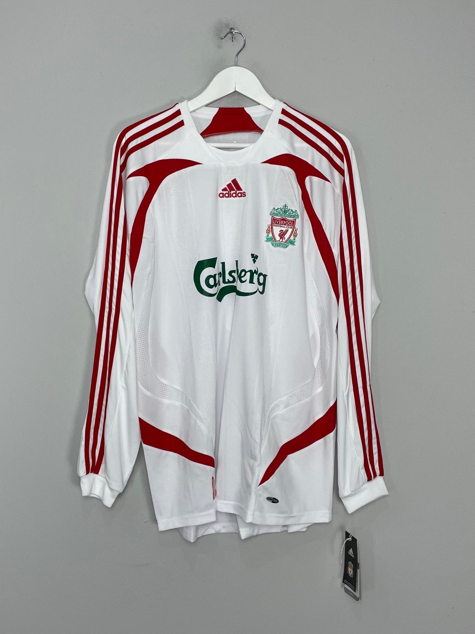 Shop 2007/08 LIVERPOOL TORRES #9 *BNWT* L/S AWAY SHIRT (L) ADIDAS, classic football shirts, vintage football shirts & retro soccer jerseys at Cult Kits
