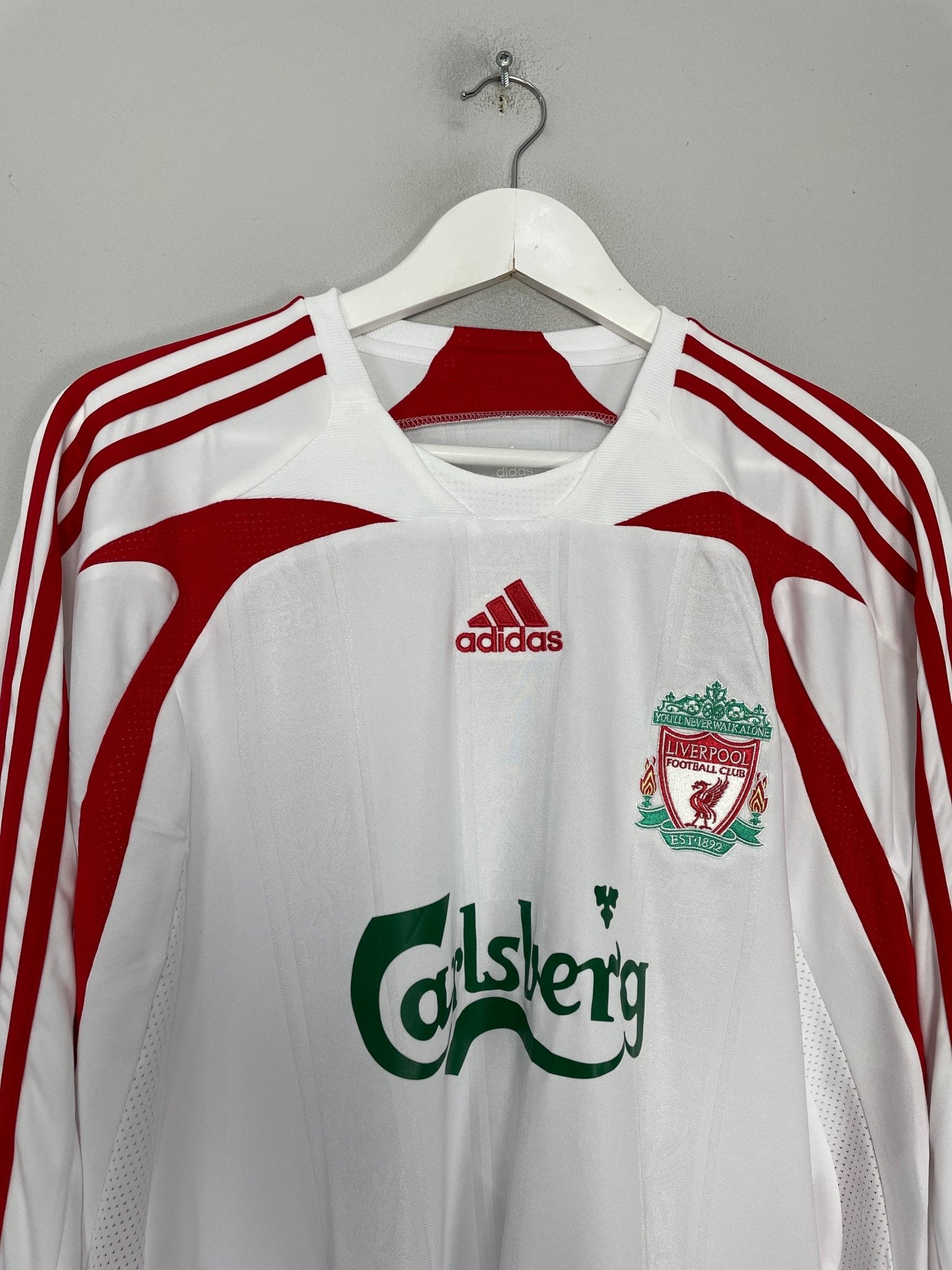 Shop 2007/08 LIVERPOOL TORRES #9 *BNWT* L/S AWAY SHIRT (L) ADIDAS, classic football shirts, vintage football shirts & retro soccer jerseys at Cult Kits