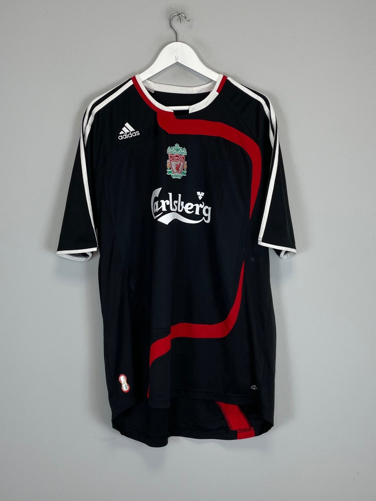 Shop 2007/08 LIVERPOOL TORRES #9 THIRD SHIRT (XL) ADIDAS, classic football shirts, vintage football shirts & retro soccer jerseys at Cult Kits