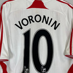 Shop 2007/08 LIVERPOOL VORONIN #10 AWAY SHIRT (L) ADIDAS, classic football shirts, vintage football shirts & retro soccer jerseys at Cult Kits