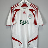 Shop 2007/08 LIVERPOOL VORONIN #10 AWAY SHIRT (L) ADIDAS, classic football shirts, vintage football shirts & retro soccer jerseys at Cult Kits