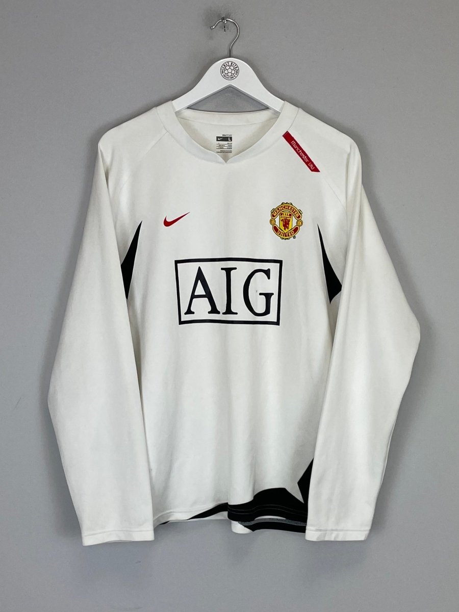 2007/08 MANCHESTER UNITED DRILL TOP (L) NIKE - Cult Kits - Large - Buy Vintage Football Shirts, Authentic Retro Football Shirts For Sale, Classic Football Shirts & Soccer Jersey