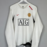 2007/08 MANCHESTER UNITED DRILL TOP (L) NIKE - Cult Kits - Large - Buy Vintage Football Shirts, Authentic Retro Football Shirts For Sale, Classic Football Shirts & Soccer Jersey