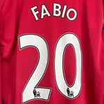 2007/08 MANCHESTER UNITED FABIO 21 L/S HOME SHIRT (XXL) NIKE - Cult Kits - XXL - Buy Vintage Football Shirts, Authentic Retro Football Shirts For Sale, Classic Football Shirts & Soccer Jersey