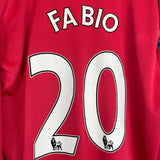 2007/08 MANCHESTER UNITED FABIO 21 L/S HOME SHIRT (XXL) NIKE - Cult Kits - XXL - Buy Vintage Football Shirts, Authentic Retro Football Shirts For Sale, Classic Football Shirts & Soccer Jersey