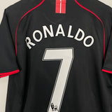 Shop 2007/08 MANCHESTER UNITED RONALDO #7 AWAY SHIRT (L) NIKE, classic football shirts, vintage football shirts & retro soccer jerseys at Cult Kits