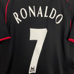 Shop 2007/08 MANCHESTER UNITED RONALDO #7 AWAY SHIRT (L) NIKE, classic football shirts, vintage football shirts & retro soccer jerseys at Cult Kits