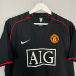Shop 2007/08 MANCHESTER UNITED RONALDO #7 AWAY SHIRT (L) NIKE, classic football shirts, vintage football shirts & retro soccer jerseys at Cult Kits