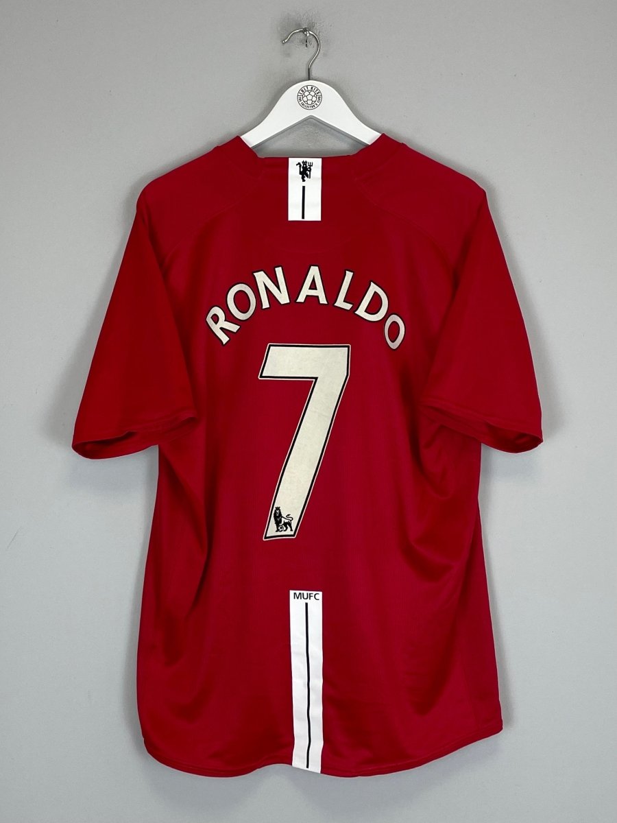 2007/08 MANCHESTER UNITED RONALDO 7 HOME SHIRT (XL) NIKE - Cult Kits - XL - Buy Vintage Football Shirts, Authentic Retro Football Shirts For Sale, Classic Football Shirts & Soccer Jersey
