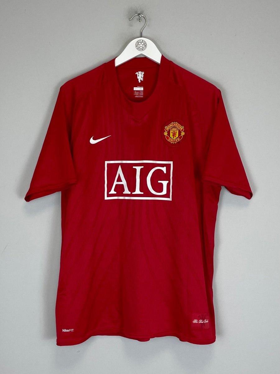 2007/08 MANCHESTER UNITED RONALDO 7 HOME SHIRT (XL) NIKE - Cult Kits - XL - Buy Vintage Football Shirts, Authentic Retro Football Shirts For Sale, Classic Football Shirts & Soccer Jersey